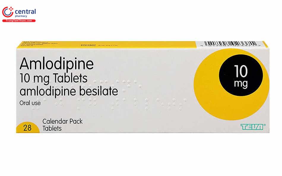 Thuốc chẹn kênh Canxi điều trị tăng huyết áp Amlodipin