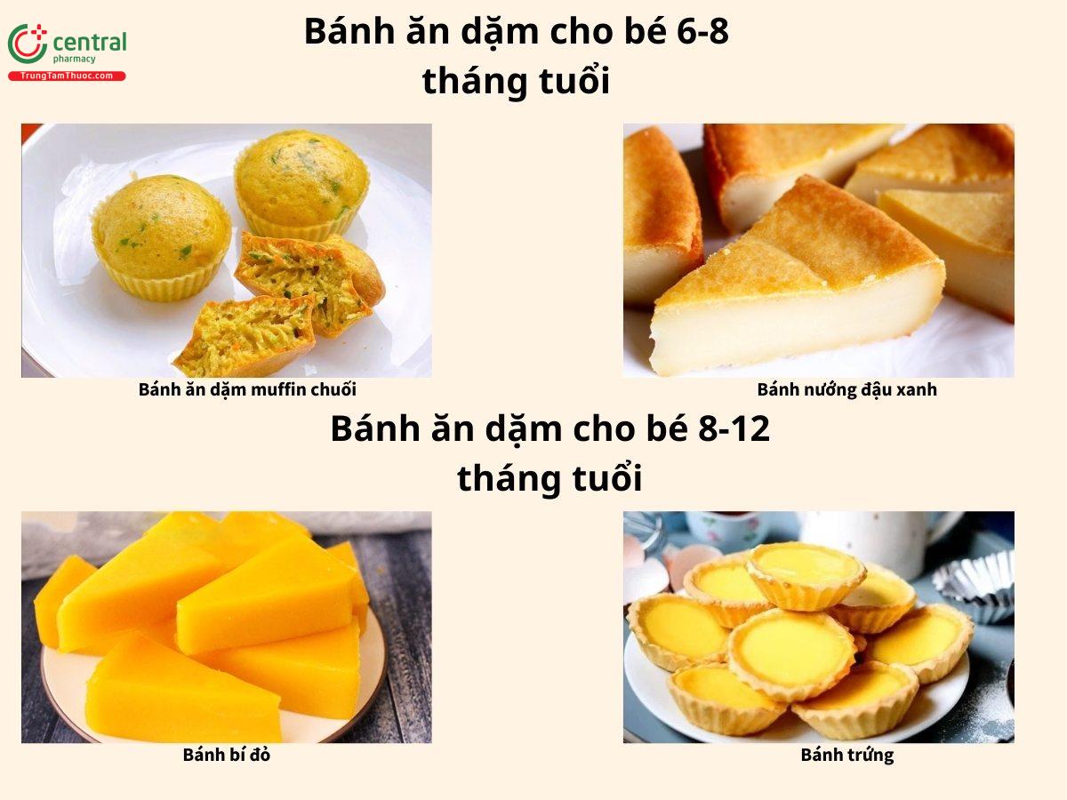 Làm bánh ăn dặm cho bé tại nhà theo độ tuổi 