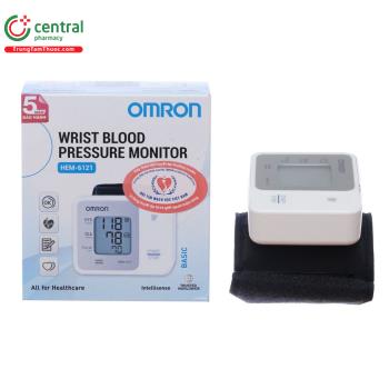 Máy đo huyết áp cổ tay tự động Omron Hem-6121