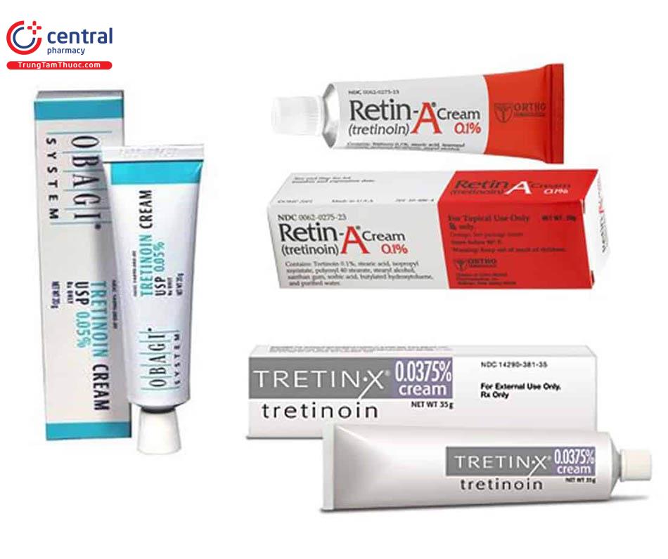 Hình ảnh các thuốc chứa Retinoid 