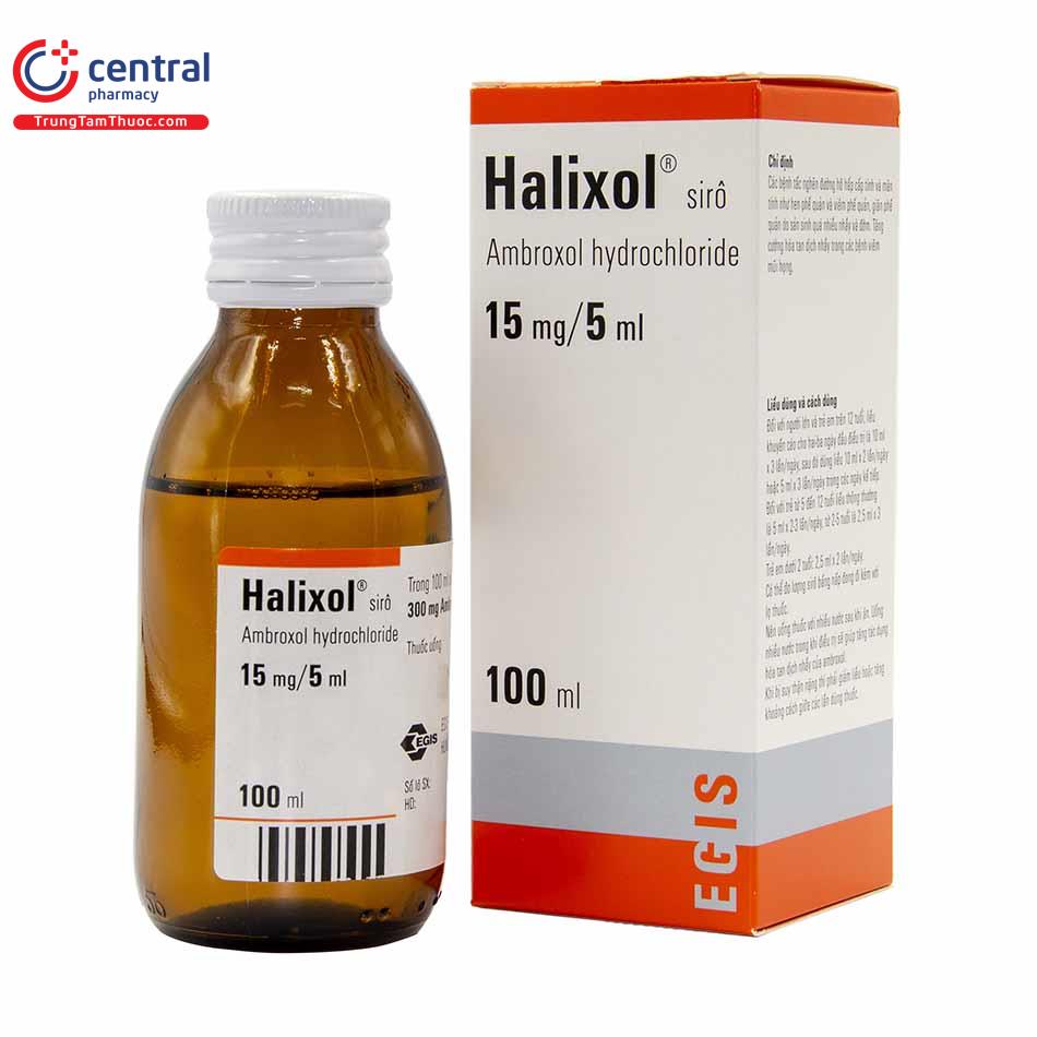 Siro long đờm Halixol