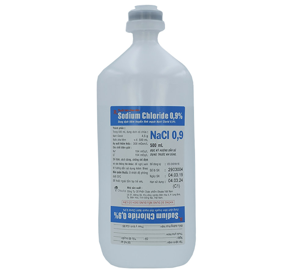 Dung dịch tiêm truyền sodium chloride 0,9%