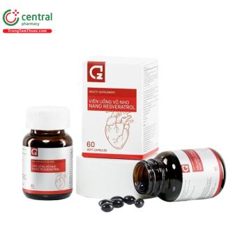 Viên Uống Vỏ Nho Nano Resveratrol